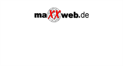 Desktop Screenshot of maxxweb.de